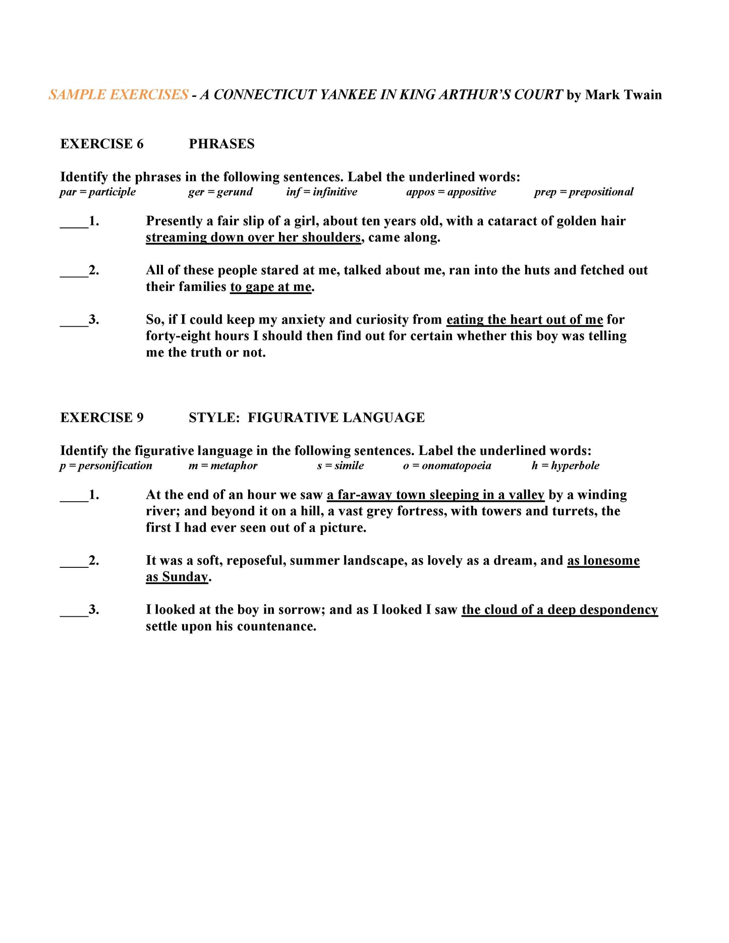 A Connecticut Yankee in King Arthur's Court by Mark Twain