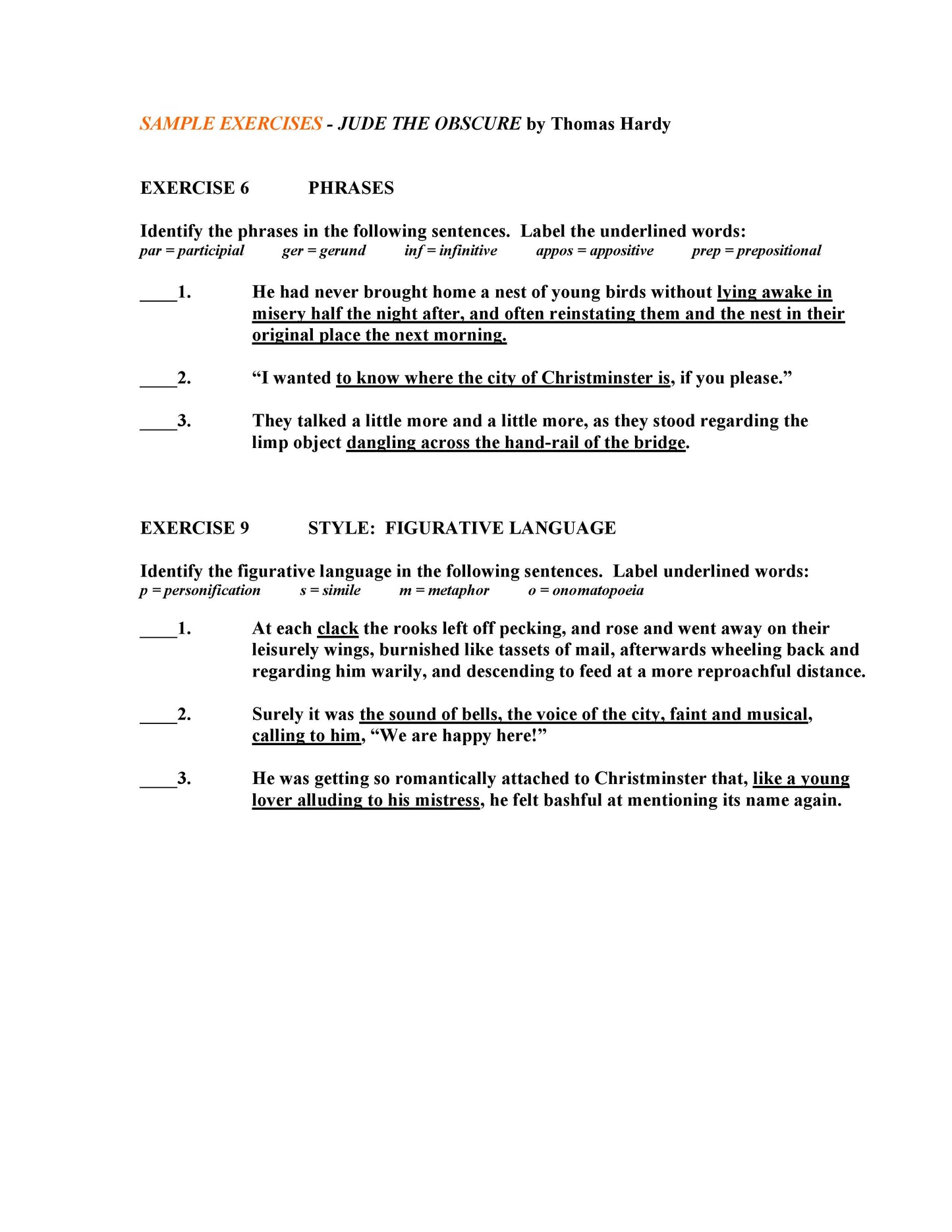 Jude the Obscure by Thomas Hardy