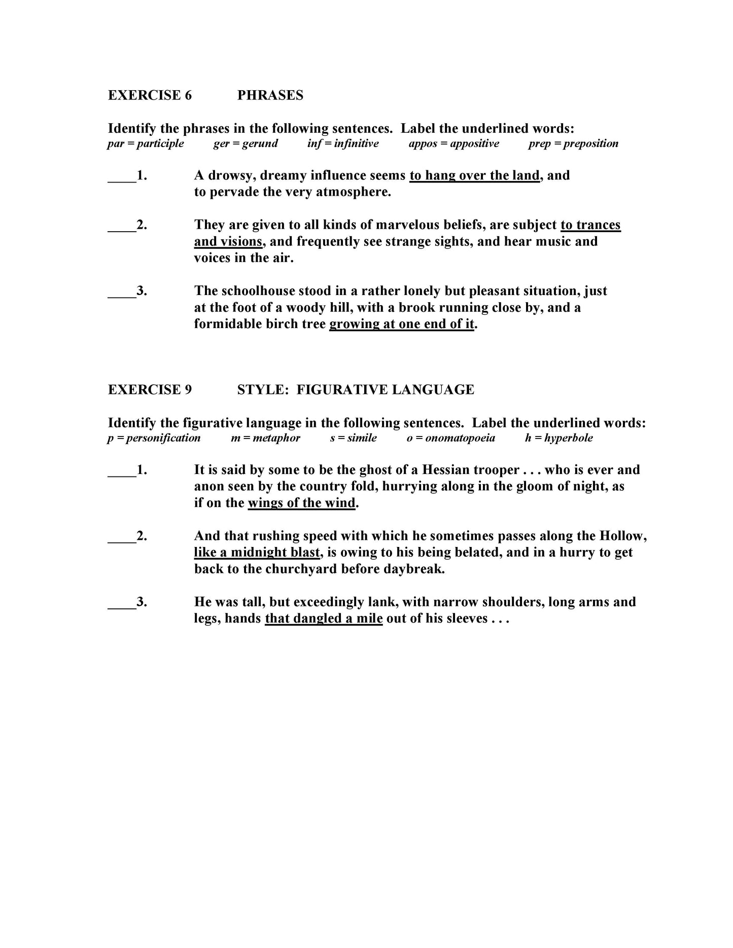 The Legend of Sleepy Hollow by Washington Irving