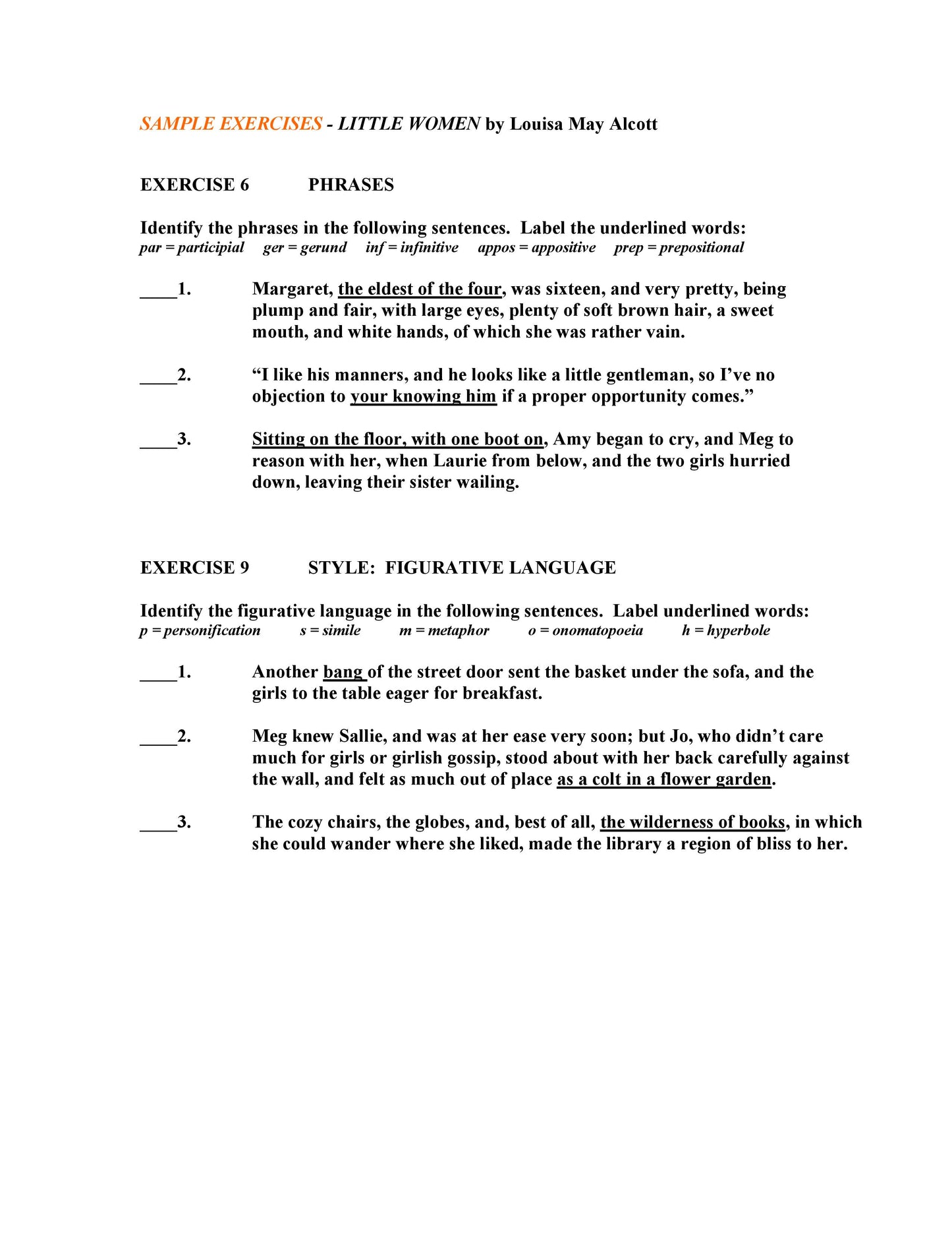 Little Women by Louisa May Alcott