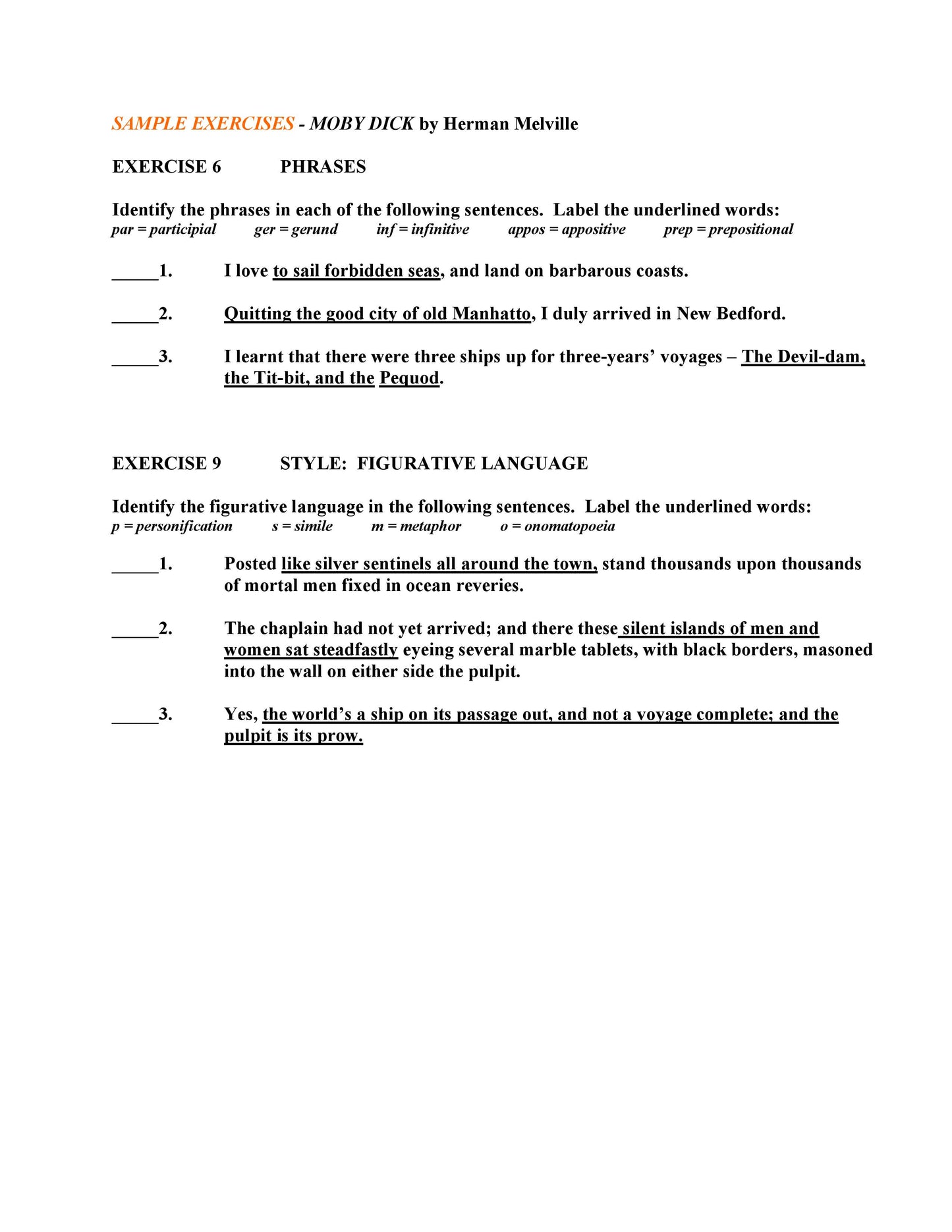 Moby Dick by Herman Melville