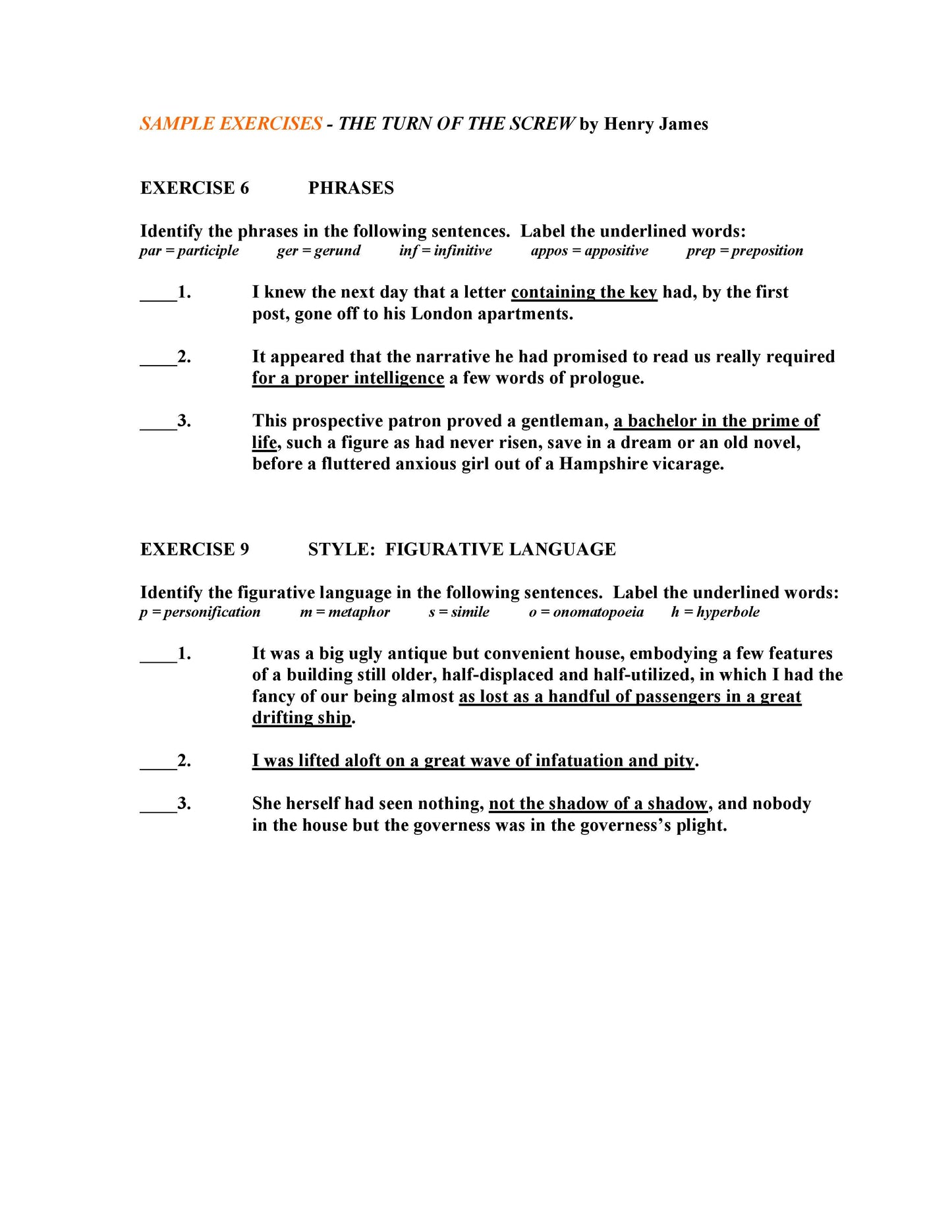 The Turn of the Screw by Henry James