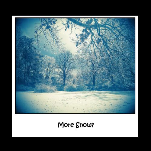A LOT OF SNOW CAN BE ROMANTIC