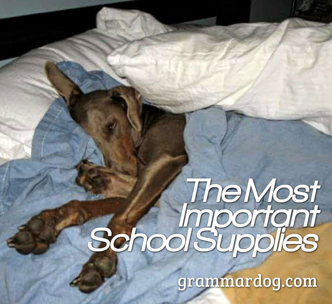 Breakfast and sleep are the most important school supplies